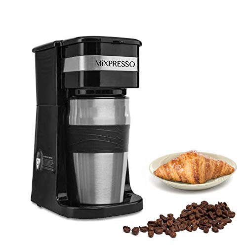 Mixpresso 2-In-1 Single Cup Coffee Maker...