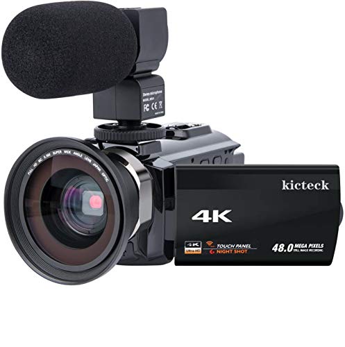 Video Camera Camcorder 4K kicteck Ultra...