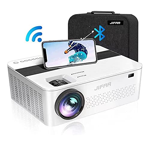 5G WiFi Bluetooth Projector with 450'...