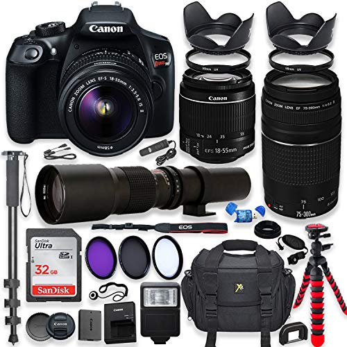 Canon EOS Rebel T6 DSLR Camera with...