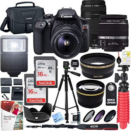 Canon T6 EOS Rebel DSLR Camera with EF-S...