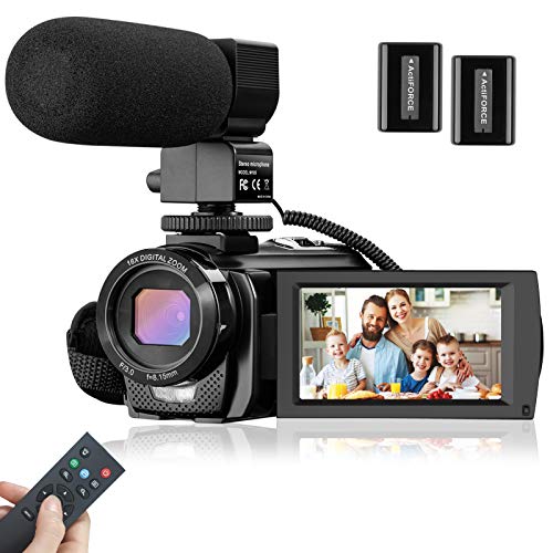 Video Camera Camcorder, FHD 1080P 30FPS...