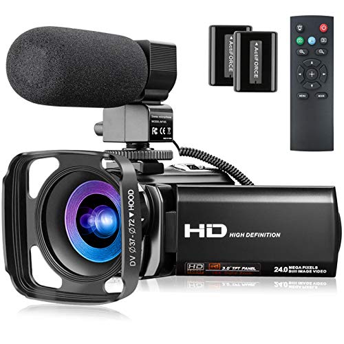 Video Camera Full HD 1080P 30FPS 24MP...