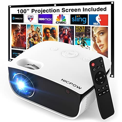 Outdoor Projector, Mini Projector with...